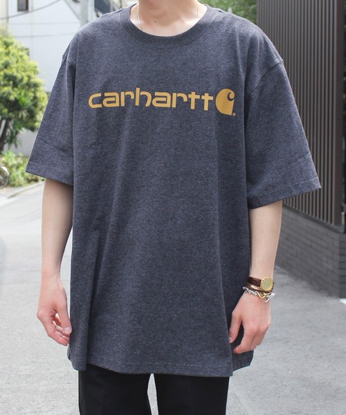 Carhartt(カーハート)の「【carhartt】カーハート PRINT LOGO ルーズフィット 半袖 Tシャツ K195(Tシャツ/カットソー・メンズ・チャコールグレー/グレー/ダークブルー/ブラック・M/L/XL/S)」の13枚目の写真