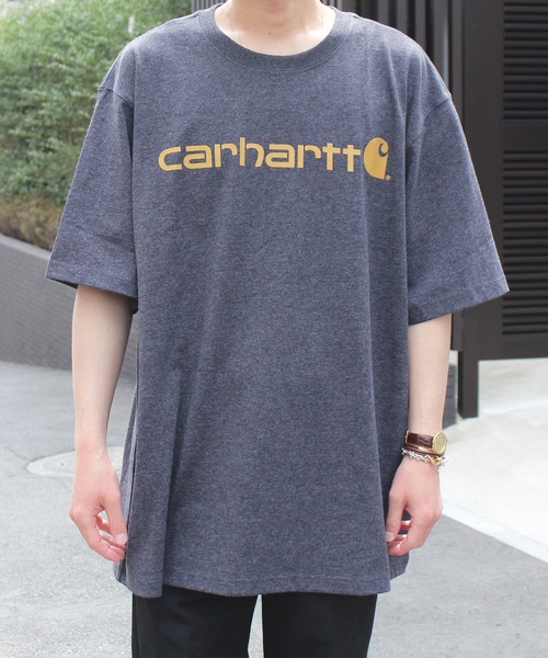 Carhartt(カーハート)の「【carhartt】カーハート PRINT LOGO ルーズフィット 半袖 Tシャツ K195(Tシャツ/カットソー・メンズ・チャコールグレー/グレー/ダークブルー/ブラック・M/L/XL/S)」の14枚目の写真