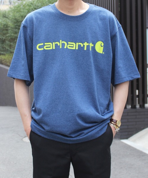 Carhartt(カーハート)の「【carhartt】カーハート PRINT LOGO ルーズフィット 半袖 Tシャツ K195(Tシャツ/カットソー・メンズ・チャコールグレー/グレー/ダークブルー/ブラック・M/L/XL/S)」の16枚目の写真