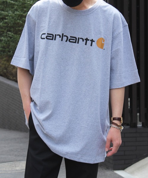 Carhartt(カーハート)の「【carhartt】カーハート PRINT LOGO ルーズフィット 半袖 Tシャツ K195(Tシャツ/カットソー・メンズ・チャコールグレー/グレー/ダークブルー/ブラック・M/L/XL/S)」の5枚目の写真