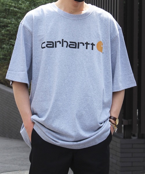 Carhartt(カーハート)の「【carhartt】カーハート PRINT LOGO ルーズフィット 半袖 Tシャツ K195(Tシャツ/カットソー・メンズ・チャコールグレー/グレー/ダークブルー/ブラック・M/L/XL/S)」の6枚目の写真