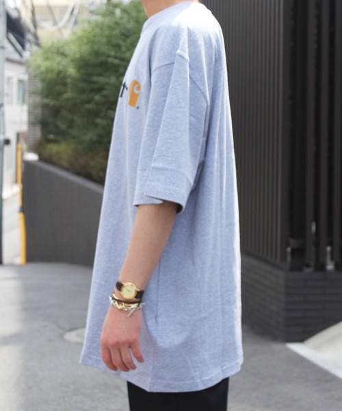 Carhartt(カーハート)の「【carhartt】カーハート PRINT LOGO ルーズフィット 半袖 Tシャツ K195(Tシャツ/カットソー・メンズ・チャコールグレー/グレー/ダークブルー/ブラック・M/L/XL/S)」の9枚目の写真