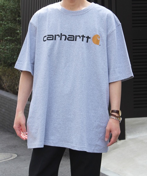 Carhartt(カーハート)の「【carhartt】カーハート PRINT LOGO ルーズフィット 半袖 Tシャツ K195(Tシャツ/カットソー・メンズ・チャコールグレー/グレー/ダークブルー/ブラック・M/L/XL/S)」の8枚目の写真