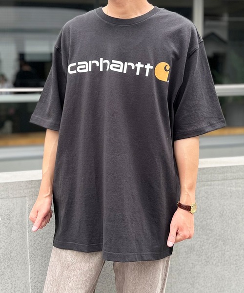 Carhartt(カーハート)の「【carhartt】カーハート PRINT LOGO ルーズフィット 半袖 Tシャツ K195(Tシャツ/カットソー・メンズ・チャコールグレー/グレー/ダークブルー/ブラック・M/L/XL/S)」の21枚目の写真