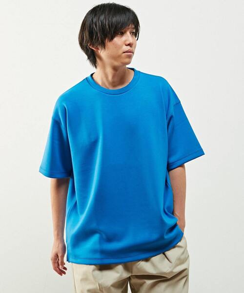 MASTER FRAME(マスターフレーム )の「MASTER FRAME ダンボールニットクルーネックTシャツ(Tシャツ/カットソー・メンズ・ホワイト/ベージュ/ブルー/ラベンダー・4/3)」の1枚目の写真