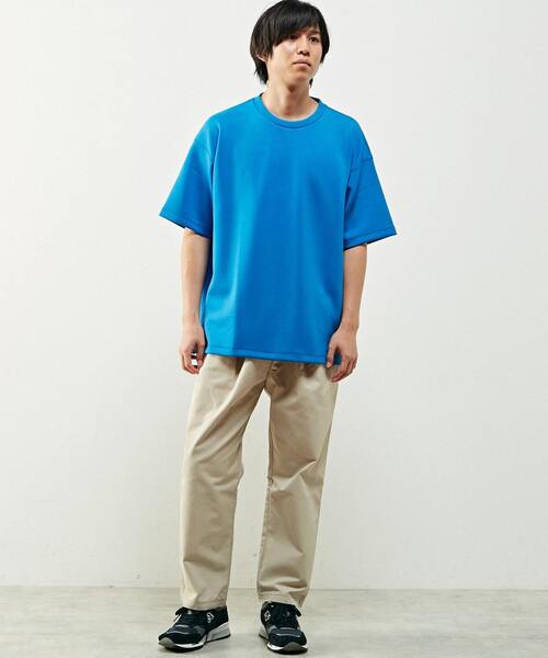 MASTER FRAME(マスターフレーム )の「MASTER FRAME ダンボールニットクルーネックTシャツ(Tシャツ/カットソー・メンズ・ホワイト/ベージュ/ブルー/ラベンダー・4/3)」の6枚目の写真