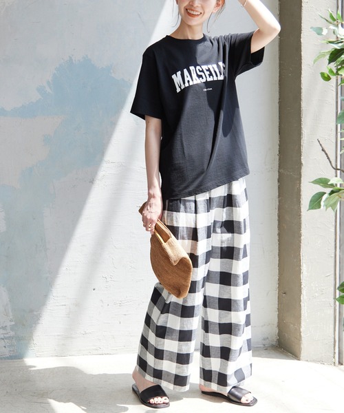 SLOBE IENA（スローブイエナ）の「MARSEILLEロゴTシャツ（T
