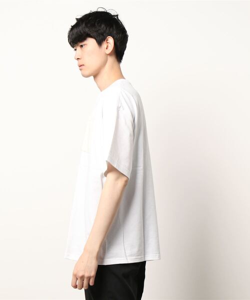 RELAXFIT（リラックスフィット）の「RELAXFIT/リラックスフィット　別注 Pocket T-shirt　ポケットTシャツ（Tシャツ/カットソー・メンズ・ホワイト/ライトグレー/イエロー/ブルー・FREE）」の5枚目の写真