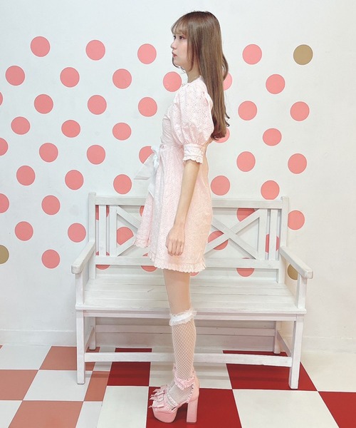 Swankiss（スワンキス）の「JF laceup coton O/P（ワンピース）」 - WEAR