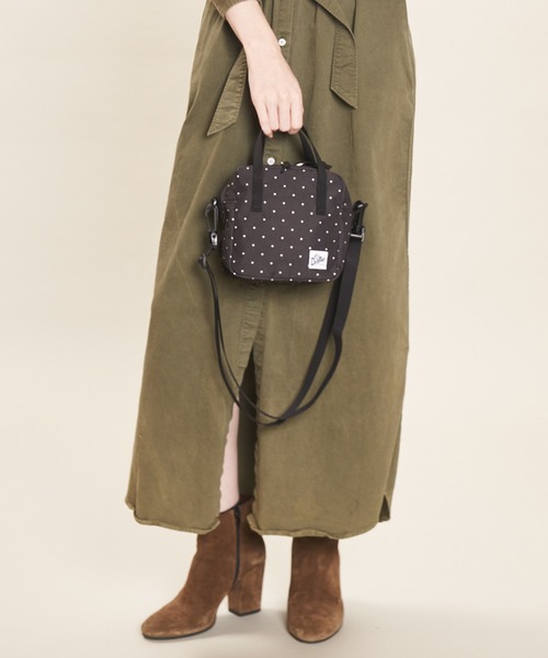 Drifter（ドリフター）の「SQUARE MINI BAG／スクエアミニバッグ（ショルダーバッグ・レディース・ブラック/ダークグリーン/ブルー/ブラック系その他/レオパード/ゼブラ/ホワイト系その他/レモンイエロー/ドット・FREE）」の9枚目の写真