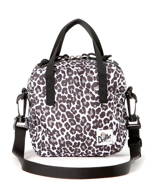 Drifter（ドリフター）の「SQUARE MINI BAG／スクエアミニバッグ（ショルダーバッグ・レディース・ブラック/ダークグリーン/ブルー/ブラック系その他/レオパード/ゼブラ/ホワイト系その他/レモンイエロー/ドット・FREE）」の11枚目の写真