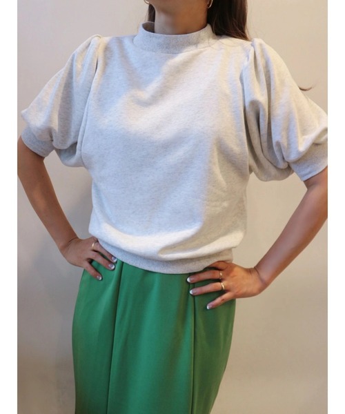 TRUNC（トランクエイティーエイト）の「Conscious Sleeve Cut PO（Tシャツ/カットソー・レディース・グリーン/オフホワイト/ブラック・FREE）」の4枚目の写真