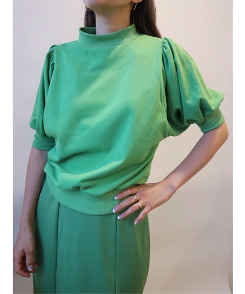 TRUNC（トランクエイティーエイト）の「Conscious Sleeve Cut PO（Tシャツ/カットソー・レディース・グリーン/オフホワイト/ブラック・FREE）」の17枚目の写真