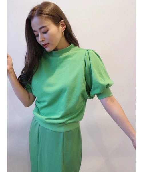 TRUNC（トランクエイティーエイト）の「Conscious Sleeve Cut PO（Tシャツ/カットソー・レディース・グリーン/オフホワイト/ブラック・FREE）」の10枚目の写真