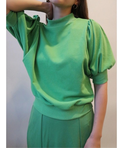 TRUNC（トランクエイティーエイト）の「Conscious Sleeve Cut PO（Tシャツ/カットソー・レディース・グリーン/オフホワイト/ブラック・FREE）」の15枚目の写真