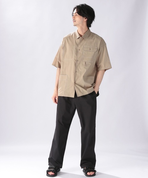 niko and...（ニコアンド）の「ペインターポケットシャツ（シャツ/ブラウス・メンズ・ブラック/ベージュ/オフホワイト/ブルー・MEDIUM/LARGE）」の5枚目の写真