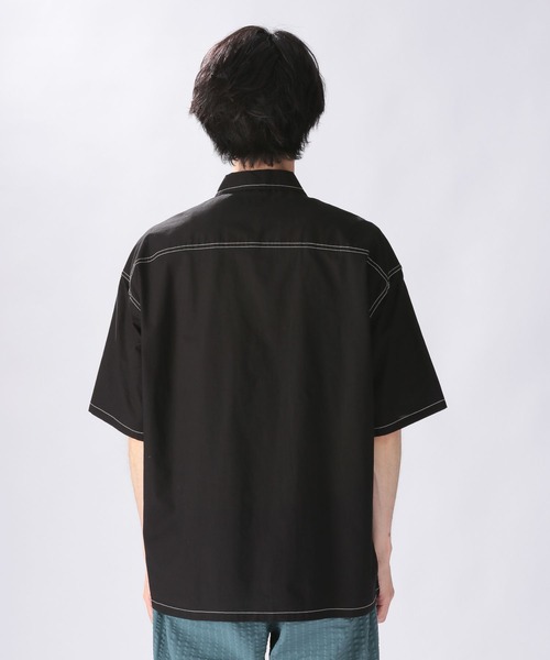 niko and...（ニコアンド）の「ペインターポケットシャツ（シャツ/ブラウス・メンズ・ブラック/ベージュ/オフホワイト/ブルー・MEDIUM/LARGE）」の18枚目の写真