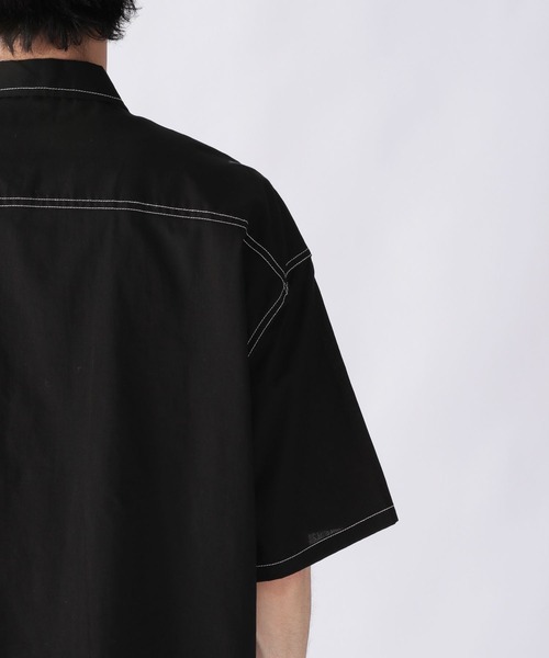 niko and...（ニコアンド）の「ペインターポケットシャツ（シャツ/ブラウス・メンズ・ブラック/ベージュ/オフホワイト/ブルー・MEDIUM/LARGE）」の8枚目の写真