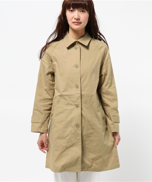 CIAOPANIC（チャオパニック）の「【Ciaopanic】カラーコーティングステンカラーコート（ステンカラーコート・レディース・ブルー/ベージュ・FREE）」の7枚目の写真