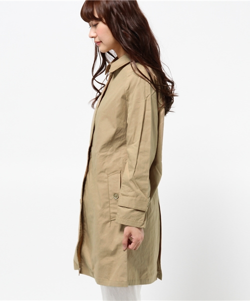 CIAOPANIC（チャオパニック）の「【Ciaopanic】カラーコーティングステンカラーコート（ステンカラーコート・レディース・ブルー/ベージュ・FREE）」の8枚目の写真