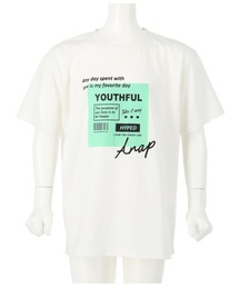 ANAP kids（アナップキッズ）の「カラーボックスロゴビッグTシャツ（Tシャツ/カットソー・キッズ）」