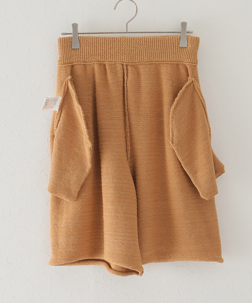 plage(プラージュ)の「【MISSING YOU ALREADY/ミッシングユーオールレディ】CTN KNIT ハーフパンツ(その他パンツ・レディース・ベージュ/キャメル・FREE)」の17枚目の写真