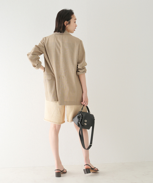 plage(プラージュ)の「【MISSING YOU ALREADY/ミッシングユーオールレディ】CTN KNIT ハーフパンツ(その他パンツ・レディース・ベージュ/キャメル・FREE)」の3枚目の写真