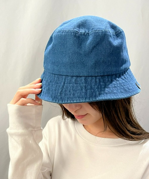 at12:03（アットイチニーゼロサン）の「【stonedoorコラボ】TWILL HATツイルバケットハット（ハット・レディース・ライトブルー/ブラック系その他/ダークブルー・FREE）」の6枚目の写真