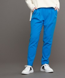 ◆【パンツ人気1位！/褒められパンツ/洗える/ウエストゴム】タックテーパードパンツ