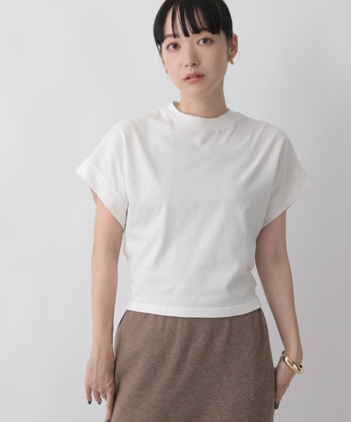 LOWRYS FARM(ローリーズファーム)の「ハイネックノースリーブ 123355(Tシャツ/カットソー・レディース・ホワイト/ブラック/グリーン・FREE)」の2枚目の写真