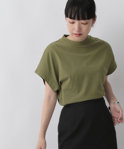 LOWRYS FARM(ローリーズファーム)の「ハイネックノースリーブ 123355(Tシャツ/カットソー・レディース・ホワイト/ブラック/グリーン・FREE)」の3枚目の写真