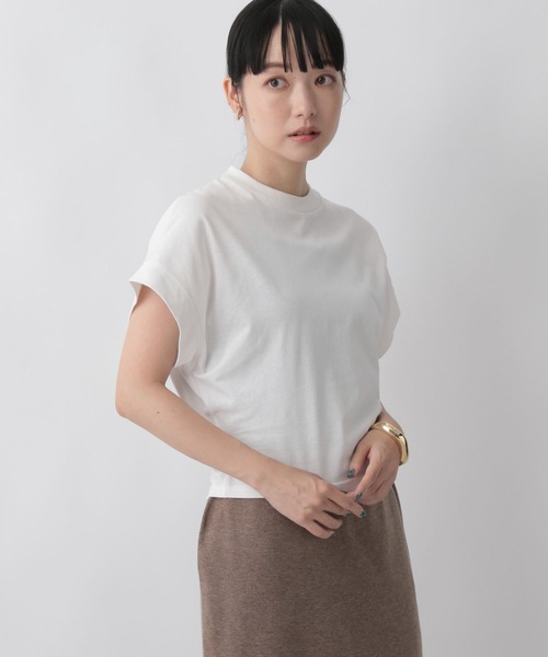 LOWRYS FARM(ローリーズファーム)の「ハイネックノースリーブ 123355(Tシャツ/カットソー・レディース・ホワイト/ブラック/グリーン・FREE)」の4枚目の写真
