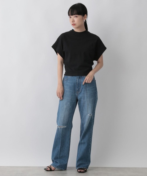 LOWRYS FARM(ローリーズファーム)の「ハイネックノースリーブ 123355(Tシャツ/カットソー・レディース・ホワイト/ブラック/グリーン・FREE)」の6枚目の写真