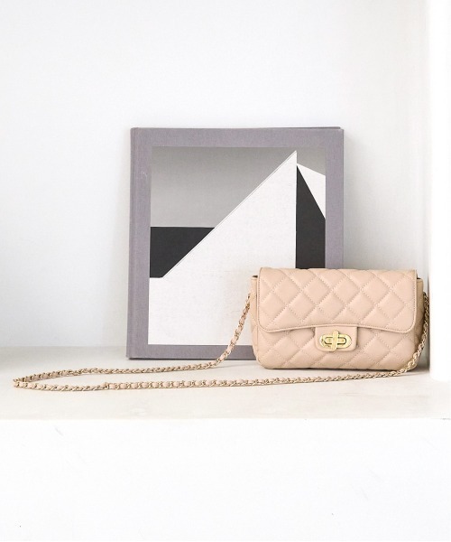 mysty woman（ミスティウーマン）の「レクタングルチェーンBAG 162199（ショルダーバッグ・レディース・ホワイト/ブラック/レッド/ピンク/ピンクベージュ/ミント/その他/ブルー系その他・FREE）」の6枚目の写真