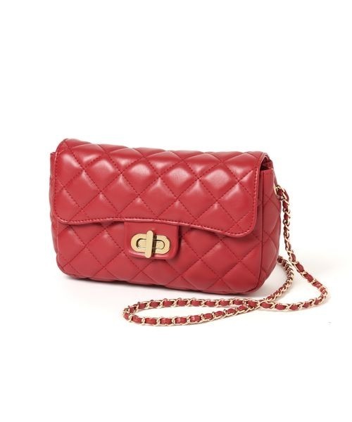 mysty woman（ミスティウーマン）の「レクタングルチェーンBAG 162199（ショルダーバッグ・レディース・ホワイト/ブラック/レッド/ピンク/ピンクベージュ/ミント/その他/ブルー系その他・FREE）」の11枚目の写真