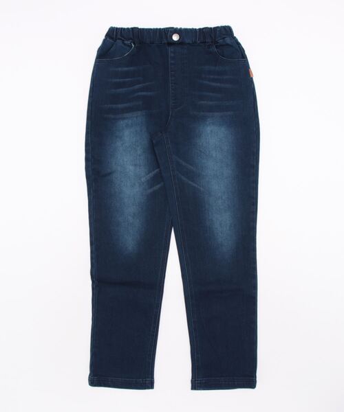 KRIFF MAYER Lady's Collection（クリフメイヤーレディースコレクション）の「アタタカ微起毛デニム（デニムパンツ・レディース・ライトブルー/ダークブルー・MEDIUM/LARGE）」の2枚目の写真