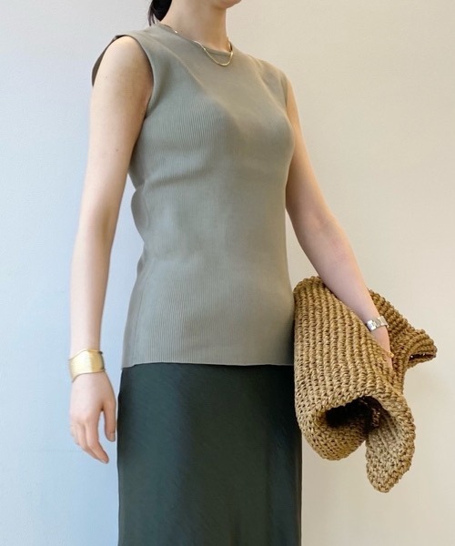 セール ブランド古着 ノースリーブニット ニット セーター Mila Owen ミラオーウェン のファッション通販 Zozoused