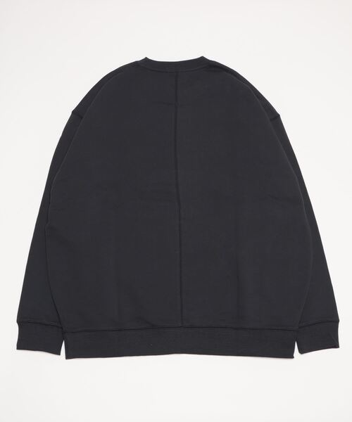 Dickies（ディッキーズ）の「Dickies（ディッキーズ）カレッジロゴ スウェットトップス/長袖 無地 プルオーバートレーナー/メンズ レディース（スウェット・メンズ・ホワイト/ダークグリーン/オートミール/ブラック/スミクロ/グリーン系その他/アッシュグレー/ネイビー・L/M/XL）」の9枚目の写真