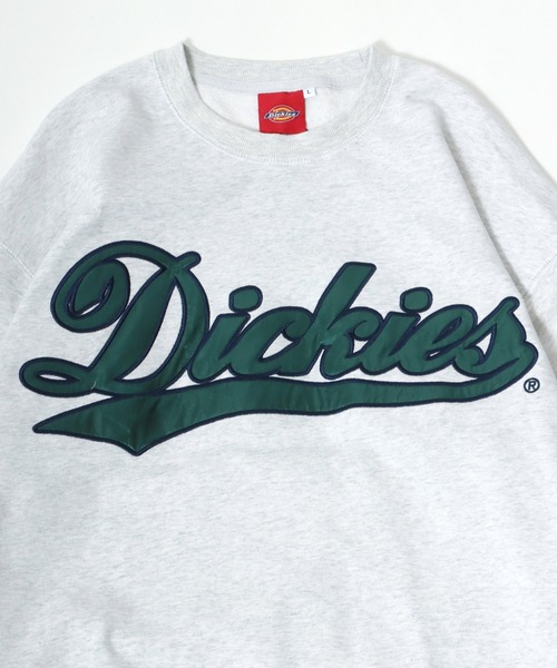 Dickies（ディッキーズ）の「Dickies（ディッキーズ）カレッジロゴ スウェットトップス/長袖 無地 プルオーバートレーナー/メンズ レディース（スウェット・メンズ・ホワイト/ダークグリーン/オートミール/ブラック/スミクロ/グリーン系その他/アッシュグレー/ネイビー・L/M/XL）」の12枚目の写真