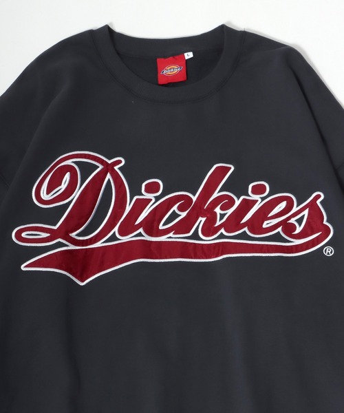 Dickies（ディッキーズ）の「Dickies（ディッキーズ）カレッジロゴ スウェットトップス/長袖 無地 プルオーバートレーナー/メンズ レディース（スウェット・メンズ・ホワイト/ダークグリーン/オートミール/ブラック/スミクロ/グリーン系その他/アッシュグレー/ネイビー・L/M/XL）」の10枚目の写真