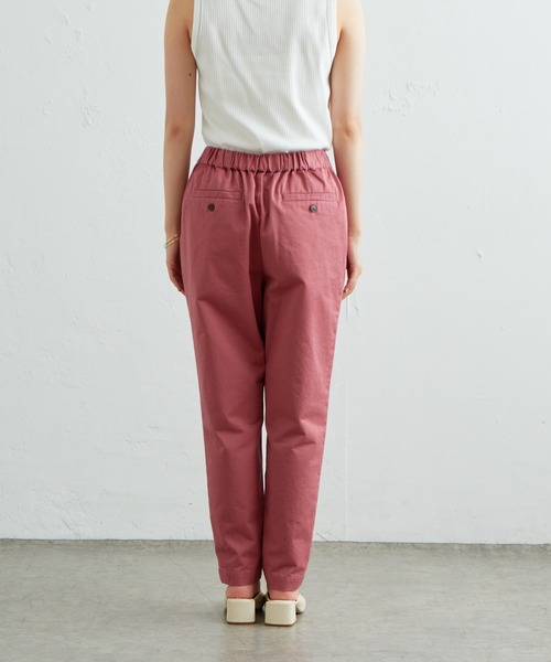 PUAL CE CIN（ピュアルセシン）の「テーパードチノパンツ（チノパンツ・レディース・マスタード/ピンク/ブラック・FREE）」の9枚目の写真