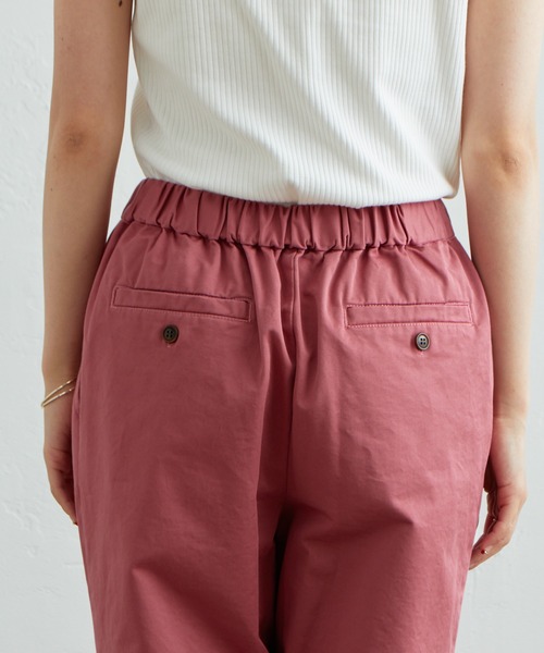 PUAL CE CIN（ピュアルセシン）の「テーパードチノパンツ（チノパンツ・レディース・マスタード/ピンク/ブラック・FREE）」の15枚目の写真