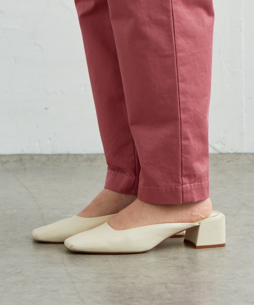 PUAL CE CIN（ピュアルセシン）の「テーパードチノパンツ（チノパンツ・レディース・マスタード/ピンク/ブラック・FREE）」の11枚目の写真