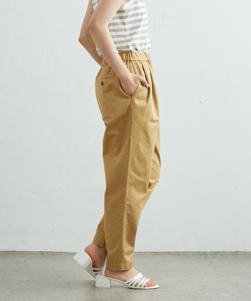PUAL CE CIN（ピュアルセシン）の「テーパードチノパンツ（チノパンツ・レディース・マスタード/ピンク/ブラック・FREE）」の18枚目の写真