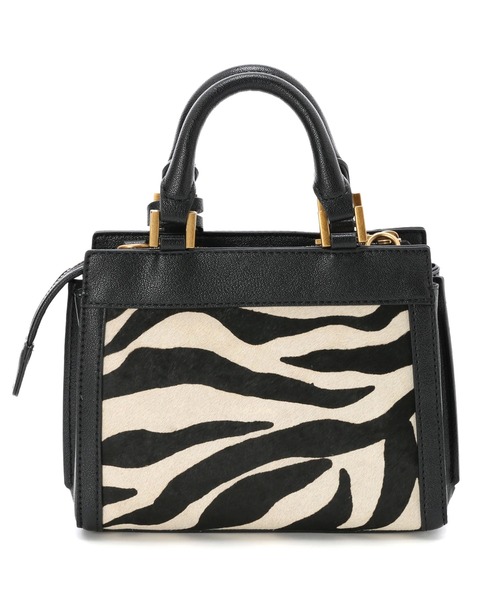 Guess（ゲス）の「KATEY Mini Satchel（ハンドバッグ・レディース・ゼブラ・ONE SIZE）」の5枚目の写真
