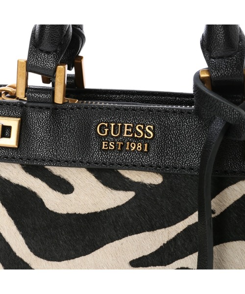 Guess（ゲス）の「KATEY Mini Satchel（ハンドバッグ・レディース・ゼブラ・ONE SIZE）」の8枚目の写真