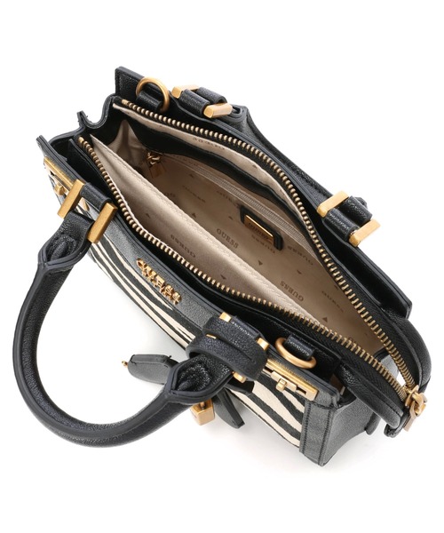 Guess（ゲス）の「KATEY Mini Satchel（ハンドバッグ・レディース・ゼブラ・ONE SIZE）」の10枚目の写真