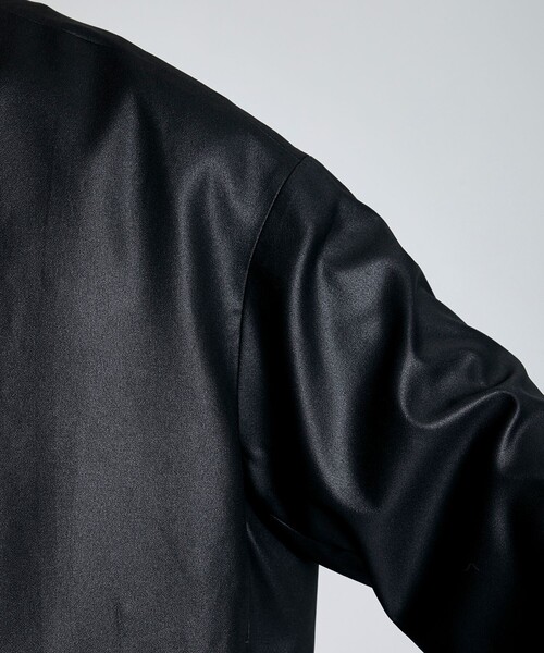 city（シティ）の「AMUNDSEN ノーカラーカーディガンジャケット（カーディガン/ボレロ・メンズ・ブラック・1/2/3）」の11枚目の写真