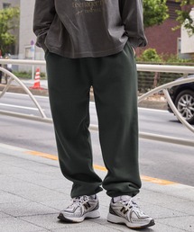 ルーズシルエットカラースウェットパンツ