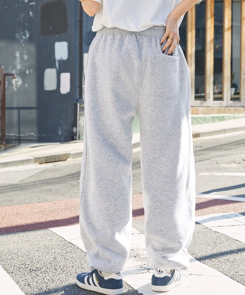 2色 スウェットパンツ ストリートパンツ ルーズ スポーティ ラフ セール】ルーズシルエットカラースウェットパンツ(スウェット